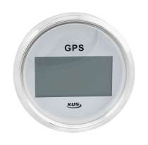 Спидометр GPS KUS KY08109, электронный, белый,  нерж. ободок, внешняя антенна