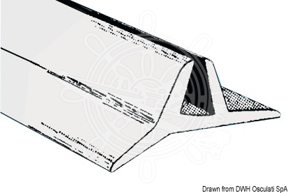 Изображение Профиль из ПВХ для лобового стекла, черный (44.472.01+)