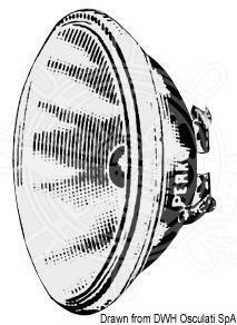 Изображение Лампа рефлекторная герметичная GE, 12В, 100Вт, Ø100мм (14.249.02)