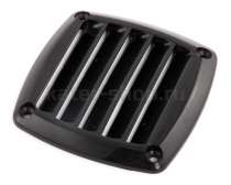 Решетка вентиляционная CIM, 85х85 мм, ABS пластик, черная