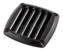 Решетка вентиляционная CIM, 85х85 мм, ABS пластик, черная